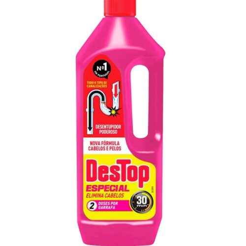 DESENTUPIDOR CANOS GEL ESPECIAL ELIMINA CABELOS DESTOP 1L