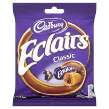 REBUÇADO ECLAIRS CLÁSSICO CADBURY 130GR