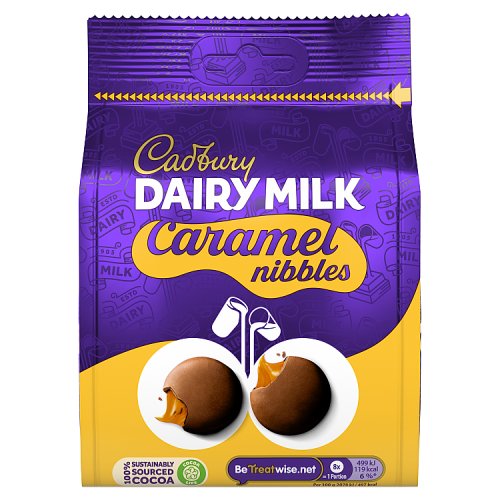 CHOCOLATE CARAMELO NIBBLES CADBURY DAIRY MILK 85GR