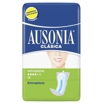 PENSO HIGIÉNICO EXTRAPLANA AUSONIA 12U