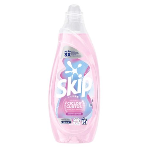 DETERGENTE LÍQUIDO P/ MÁQUINA ROUPA CICLO CURTO SENSITIVE SKIP 54D