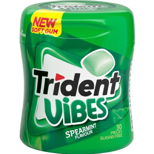PASTILHA VIBES SPEARMINT TRIDENT 70,2GR BOTTLE