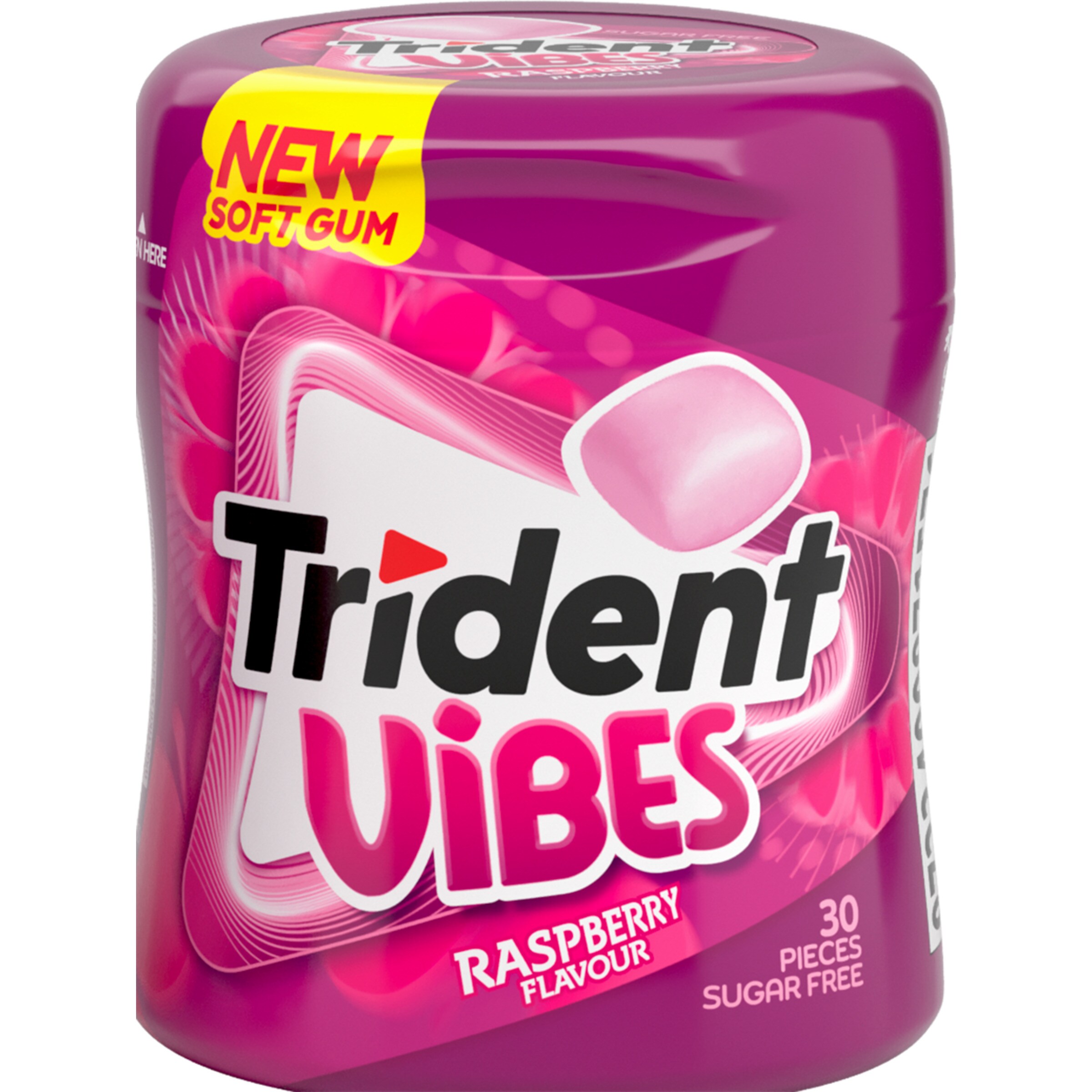 PASTILHA VIBES RASPBERRY TRIDENT 70,2GR