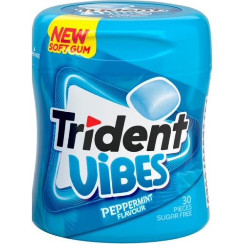 PASTILHA VIBES PEPPERMINT TRIDENT 70,2GR