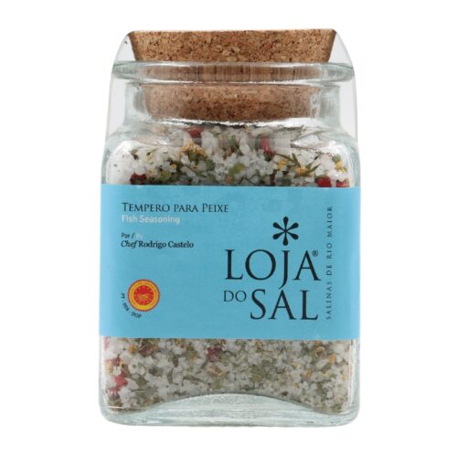 SAL TEMPERO PARA PEIXE LOJA DO SAL FRASCO 125GR