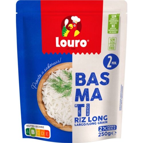 ARROZ PRONTO 2 MINUTOS BASMATI LOURO 250GR