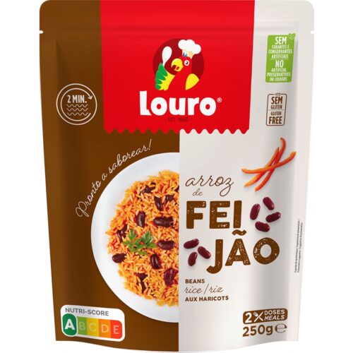 ARROZ COM FEIJÃO PRONTO 2 MINUTOS LOURO 250GR