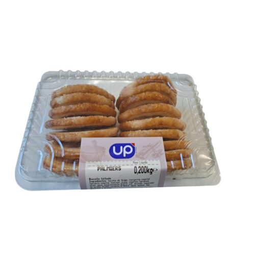 BOLACHA PALMIERS UP 250GR