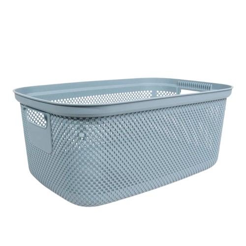 CESTO ROUPA 08 1043 AZUL 30L