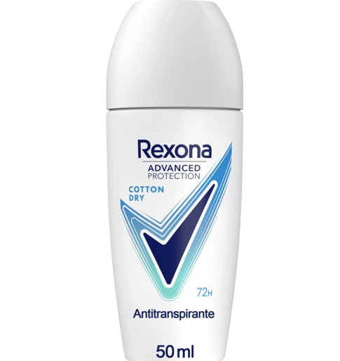 DESODORIZANTE ROLL ON COTTON DRY 72H REXONA 50ML