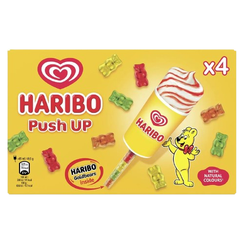 GELADO HARIBO OLÁ 4UN 340ML