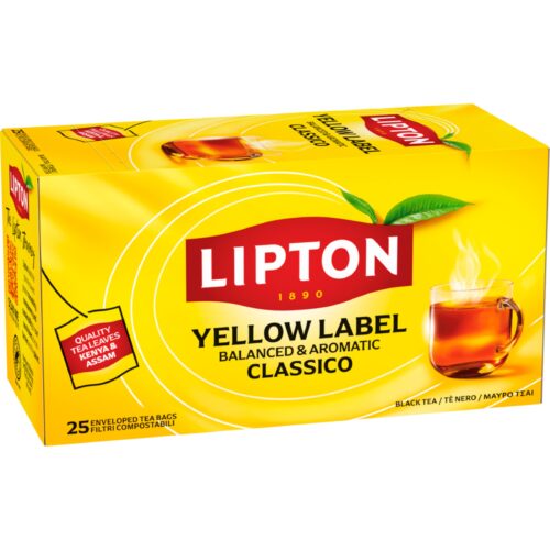 CHÁ PRETO YELLOW LABEL LIPTON 25SQ
