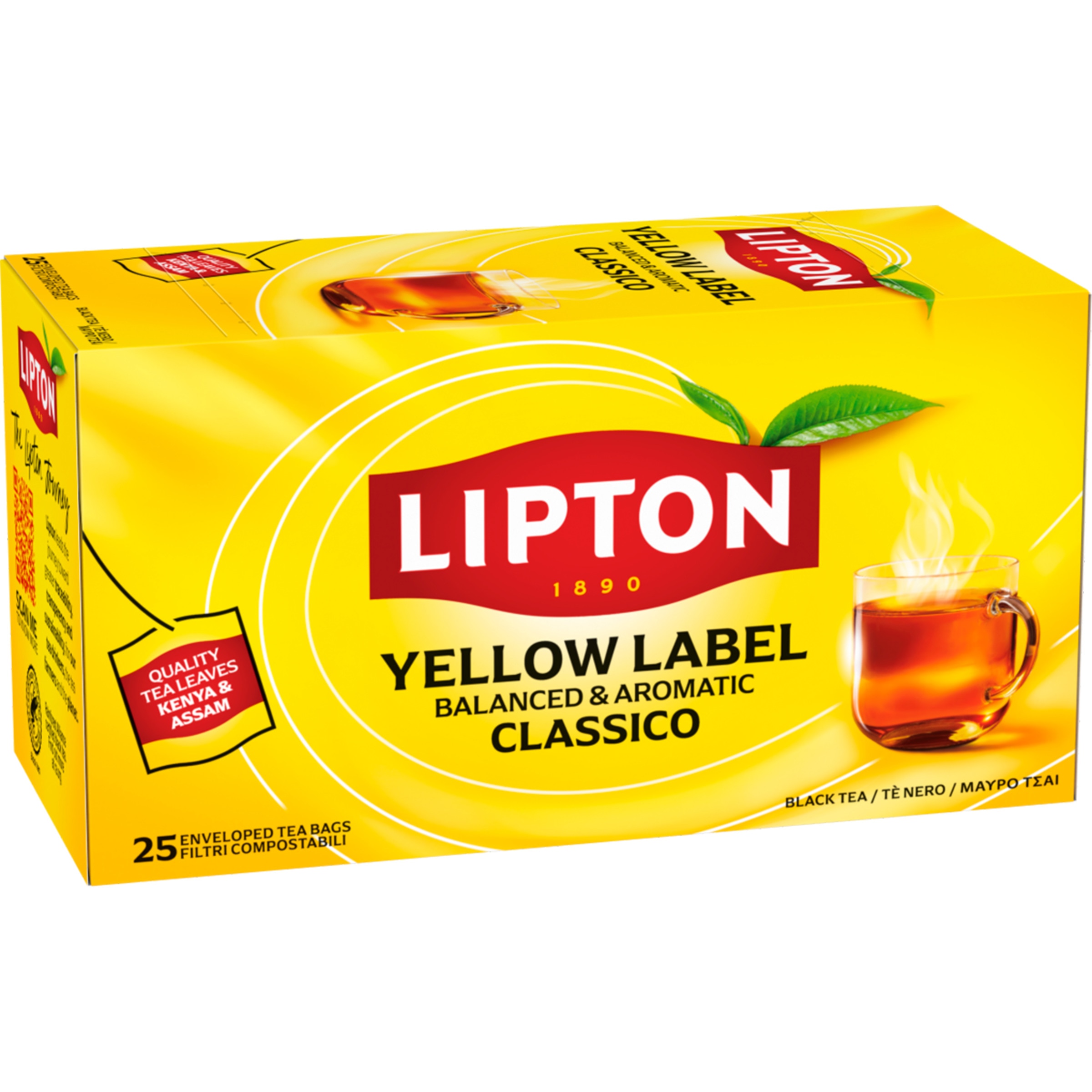 CHÁ PRETO YELLOW LABEL LIPTON 25SQ