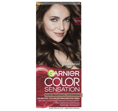COLORANTE COLOR SENSATION 4/0 CASTANHO GARNIER