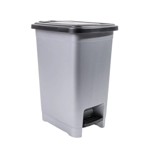 BALDE LIXO 01 1140 CINZA 10L