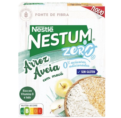 FLOCOS ZERO ARROZ AVEIA MAÇÃ NESTUM 250GR