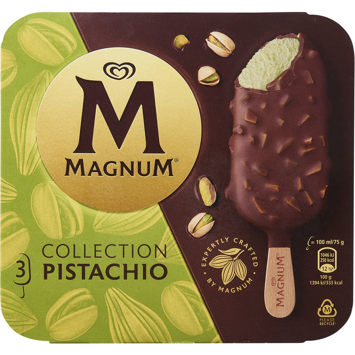 GELADO PISTACHO MAGNUM 3X100ML