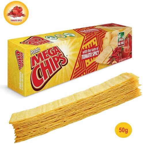 MEGA CHIPS TOMATE E PICANTE 50GR
