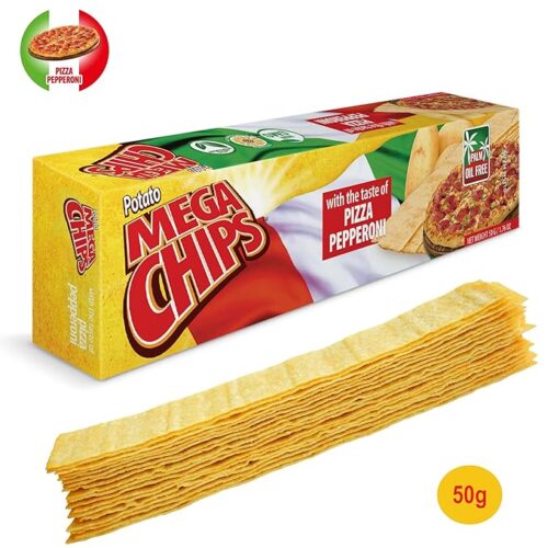 MEGA CHIPS PIZZA PEPPERONI 50GR