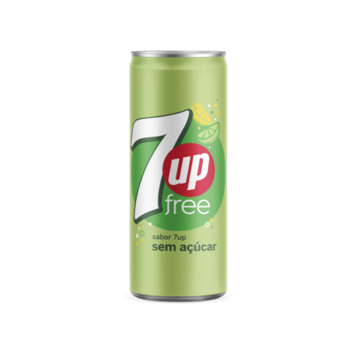 REFRIGERANTE 7UP FREE LATA SLEEK 33CL VOLTA