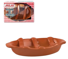 ASSADOR DE CHOURIÇO C/ CAIXA OFERTA