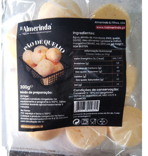 PÃO DE QUEIJO TI ALMERINDA 300GR
