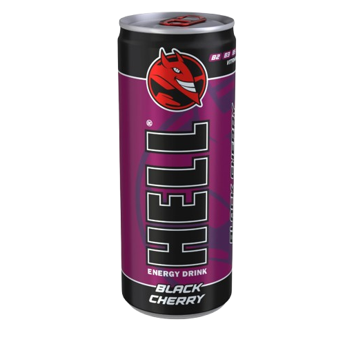BEB ENER HELL ENERGY BLACK CHERRY 250ML