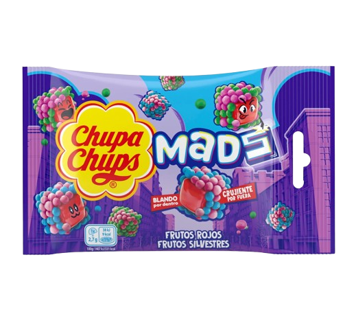 GOMAS MADS FRUTOS SILVESTRES CHUPA CHUPS 45GR
