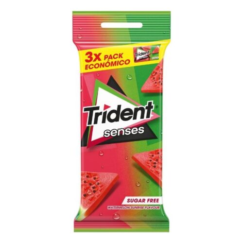 PASTILHAS TRIDENT SENSES WATERMELON SUNRISE 3X23GR