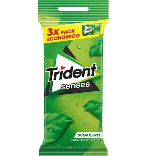 PASTILHAS TRIDENT SENSES SPEARMINT 3X23GR