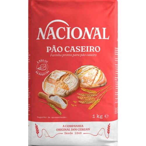 FARINHA PÃO CASEIRO NACIONAL 1KG